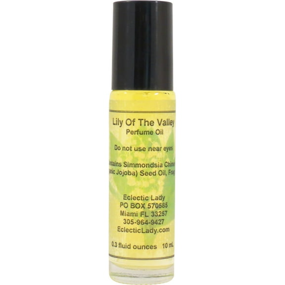 Lily Of The Valley Perfume Oil, 0.3 Oz Portable Roll-On Fragrance