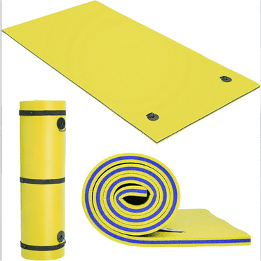 Lily Pad Floating Mat for Lake and Pool, Portable Outdoor Water Floating Mat for Boat, Beach, Ocean 3-Layer XPE Floating Island