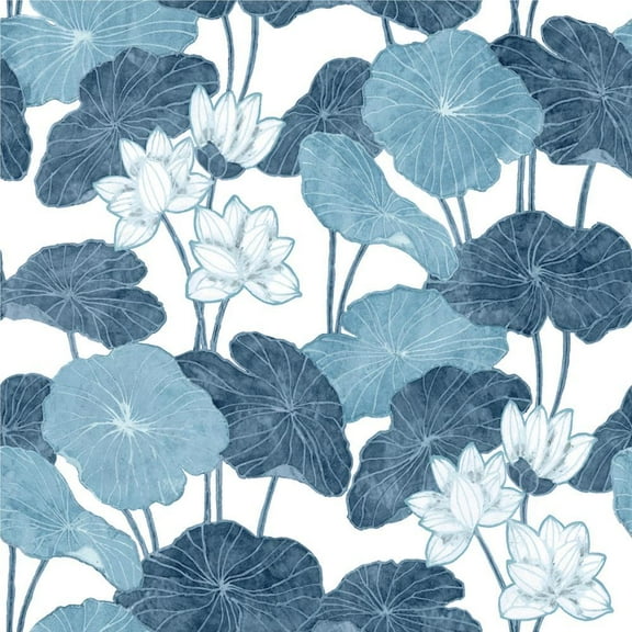 Lily Pad Peel and Stick Wallpaper
