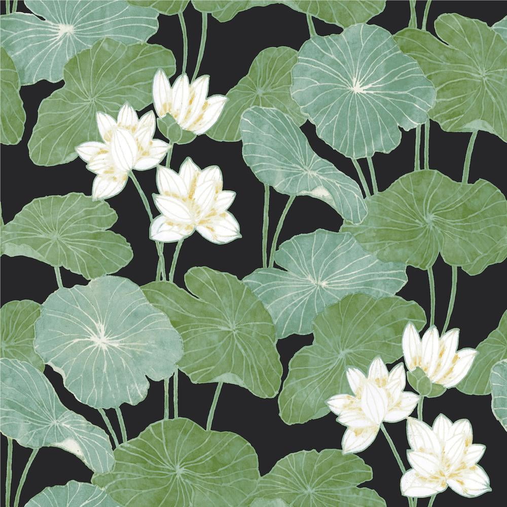 Lily Pad Peel and Stick Wallpaper
