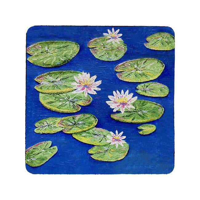 Lily Pads Green Polyester Rectangle Placemats Set of 4