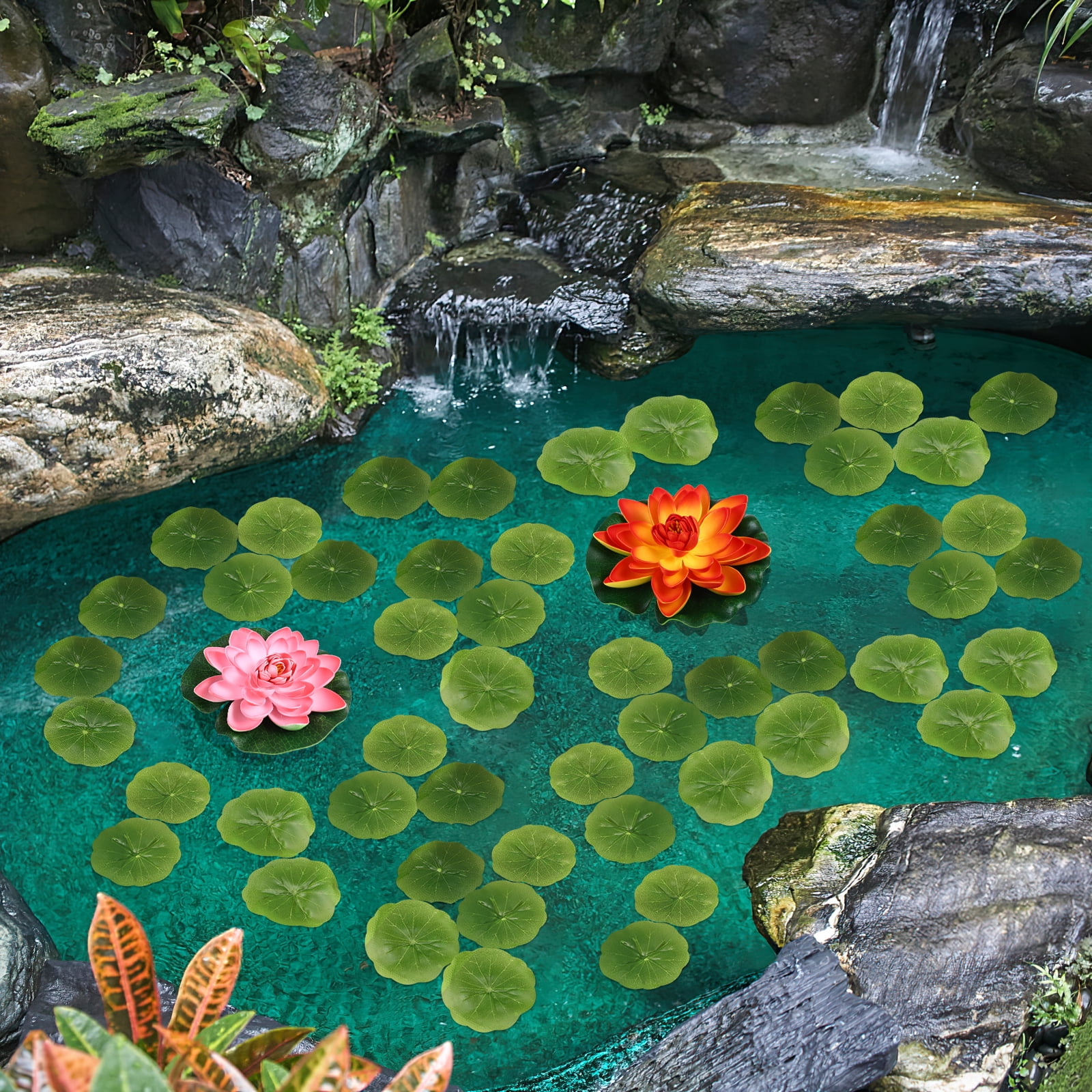 Lily Pads for Ponds Artificial Lotus Leaves Fish Tank Decoration