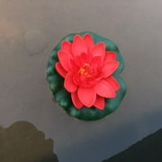 Lily Pads for Ponds, Artificial Lotus - Realistic Water Lily Pads Leaves & Floating Foam Lotuses for Garden Koi Fish Pond Aquarium Pool Wedding Decor