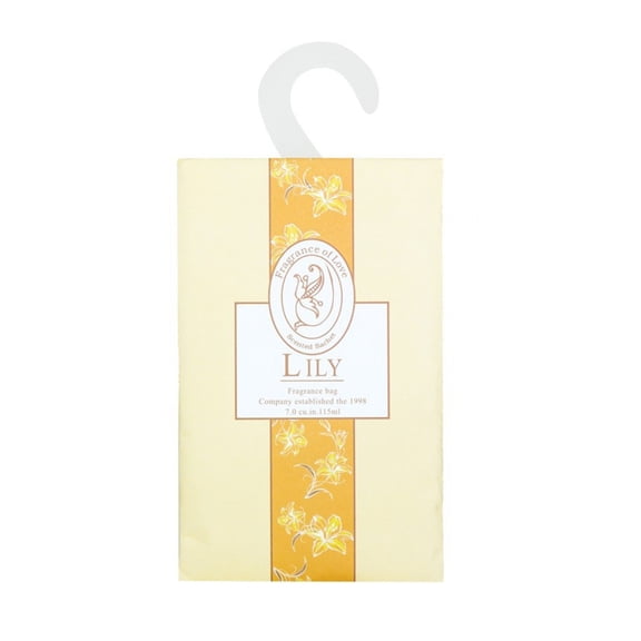 Lily Scent Drawer & Closet Sachets, Long-Lasting Fragrance Bags for Wardrobe, Bedroom, Bathroom, Air Freshener