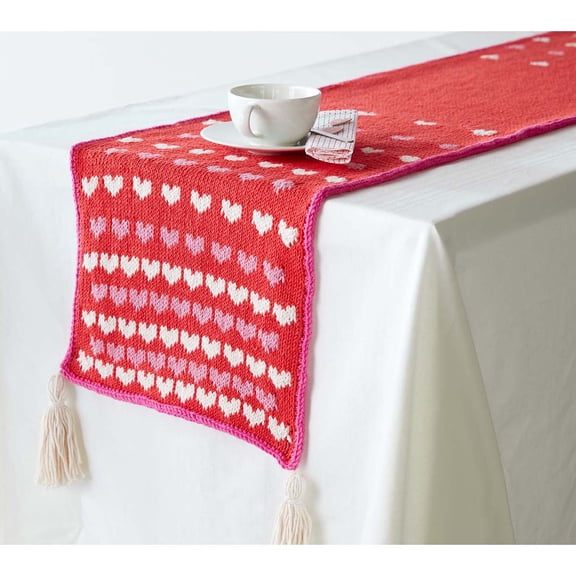 Lily Sugar&Cream Sprinkle of Love Table Runner Knit Kit