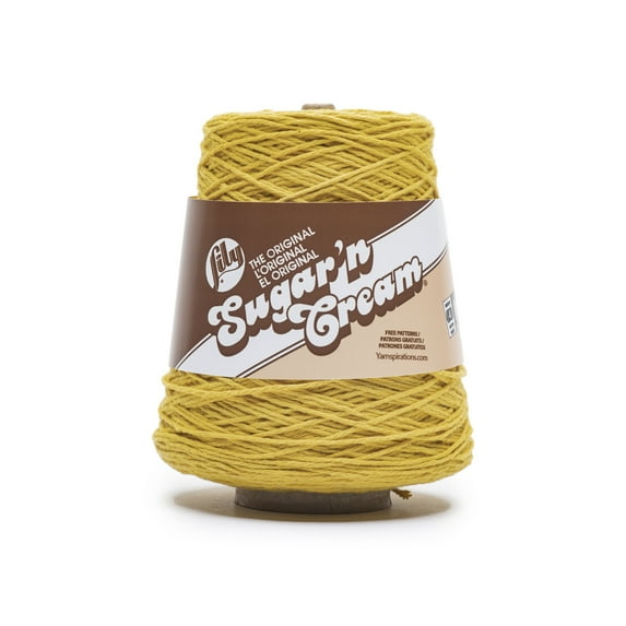 Lily Sugar N Cream® Cones™ #4 Worsted (Medium) Cotton Yarn, Bamboo 14oz/400g 674 Yards