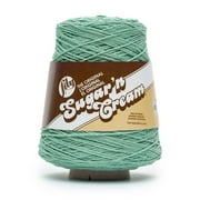 Lily Sugar N Cream® Cones™ #4 Worsted (Medium) Cotton Yarn, Hot Green 14oz/400g 674 Yards