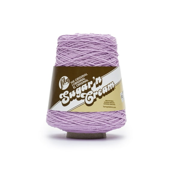 Lily Sugar N Cream® Cones™ #4 Worsted (Medium) Cotton Yarn, Orchid 14oz/400g 674 Yards
