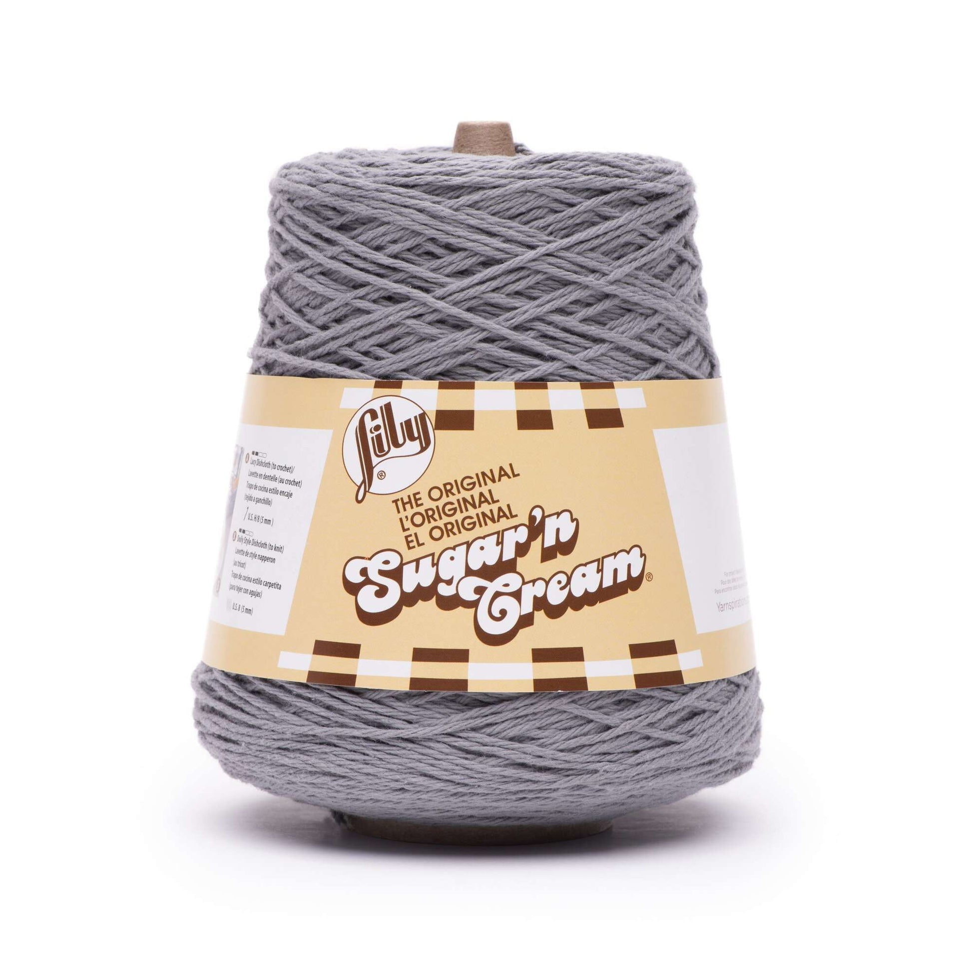 Lily Sugar N Cream® Cones™ #4 Worsted (Medium) Cotton Yarn, Jade