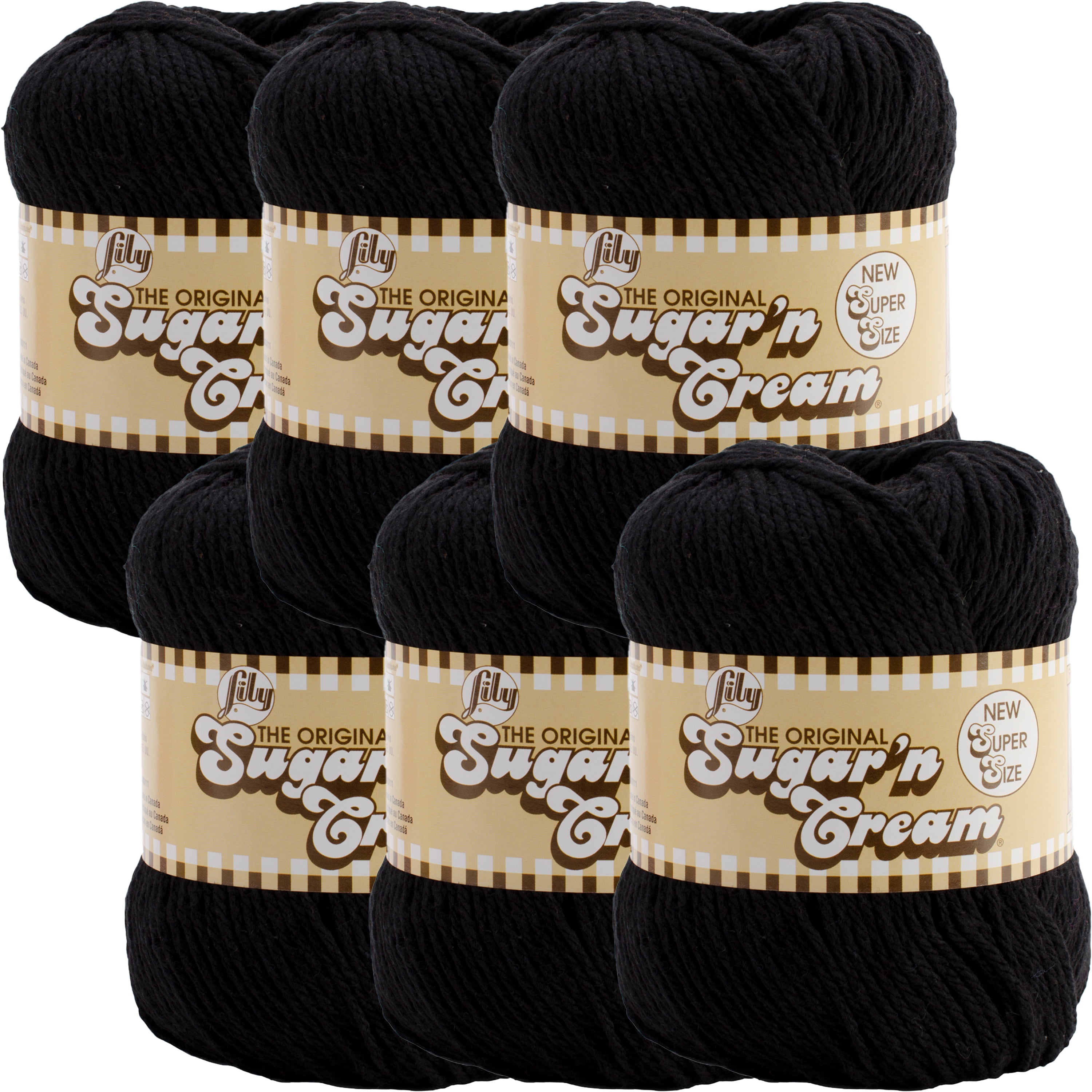 (Pack of 3) Lily Sugar'n Cream Yarn - Solids-Jute