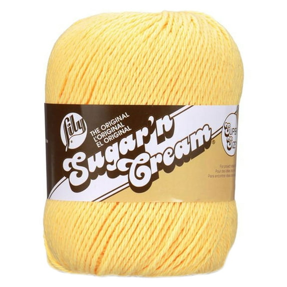 Lily Sugar n Cream Super Size 4 Medium (Worsted) Cotton 6 Pack Yarn