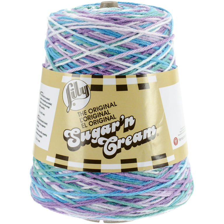 Lily Sugar'n Cream Yarn - 14-ounce Cone - White