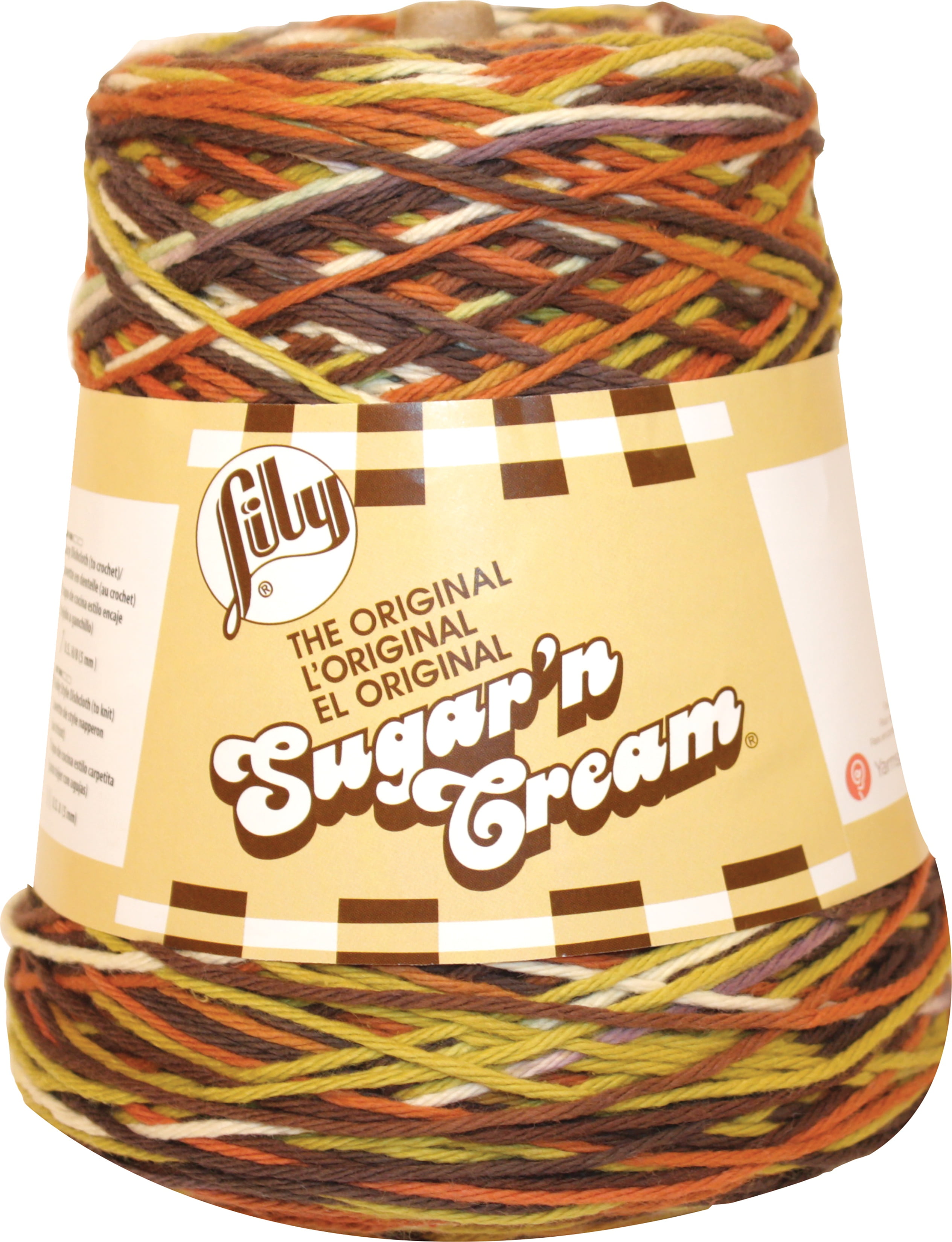 Lily Sugar'n Cream Cone #4 Medium Cotton Yarn, Woodland Trail Ombre 14oz/400g, 706 Yards