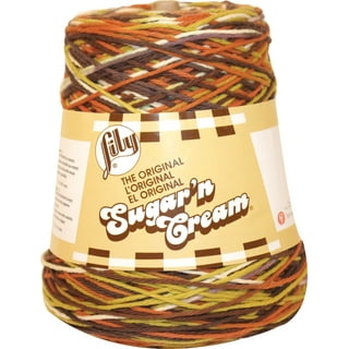 Peaches & Creme Cone 4 Medium Cotton Yarn, White 14oz/400g, 674 Yards 