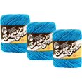 Lily Sugar'n Cream Medium 100 Cotton 2.5 oz 120yd Solids, Hot Blue, 3