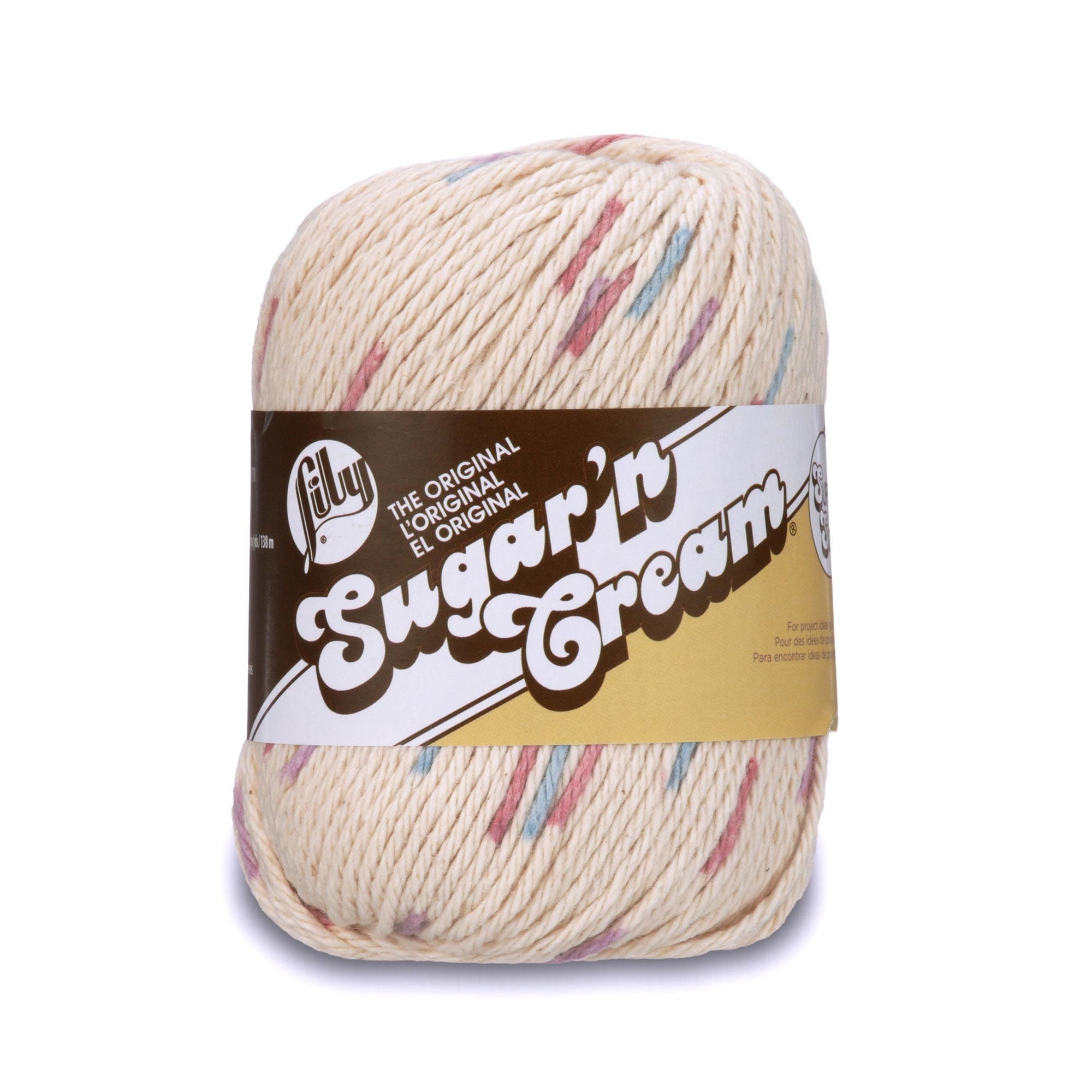 POTPOURRI OMBRE 3 Pack 2oz 95yds Each. Lily Sugar N Cream the Original 100%  Cotton Yarn. 3 Skeins Bulk Buy 
