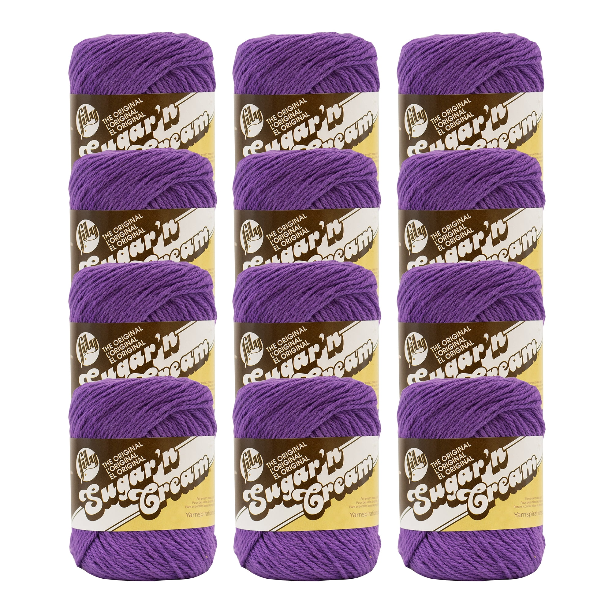 Lily Sugar'n Cream® The Original #4 Medium Cotton Yarn, Hot