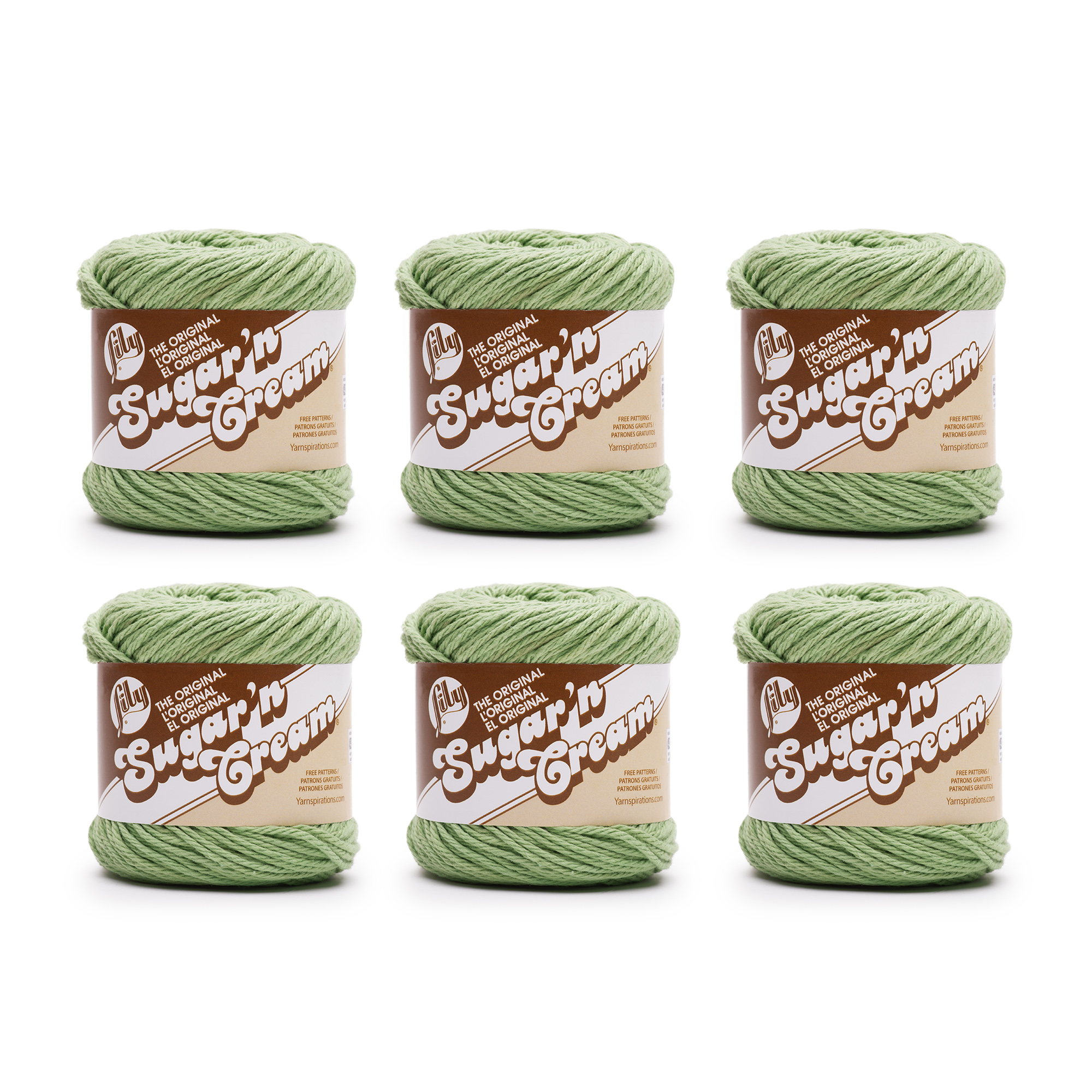 Lily Sugar'n Cream Yarn, 2 Oz, Mistletoe