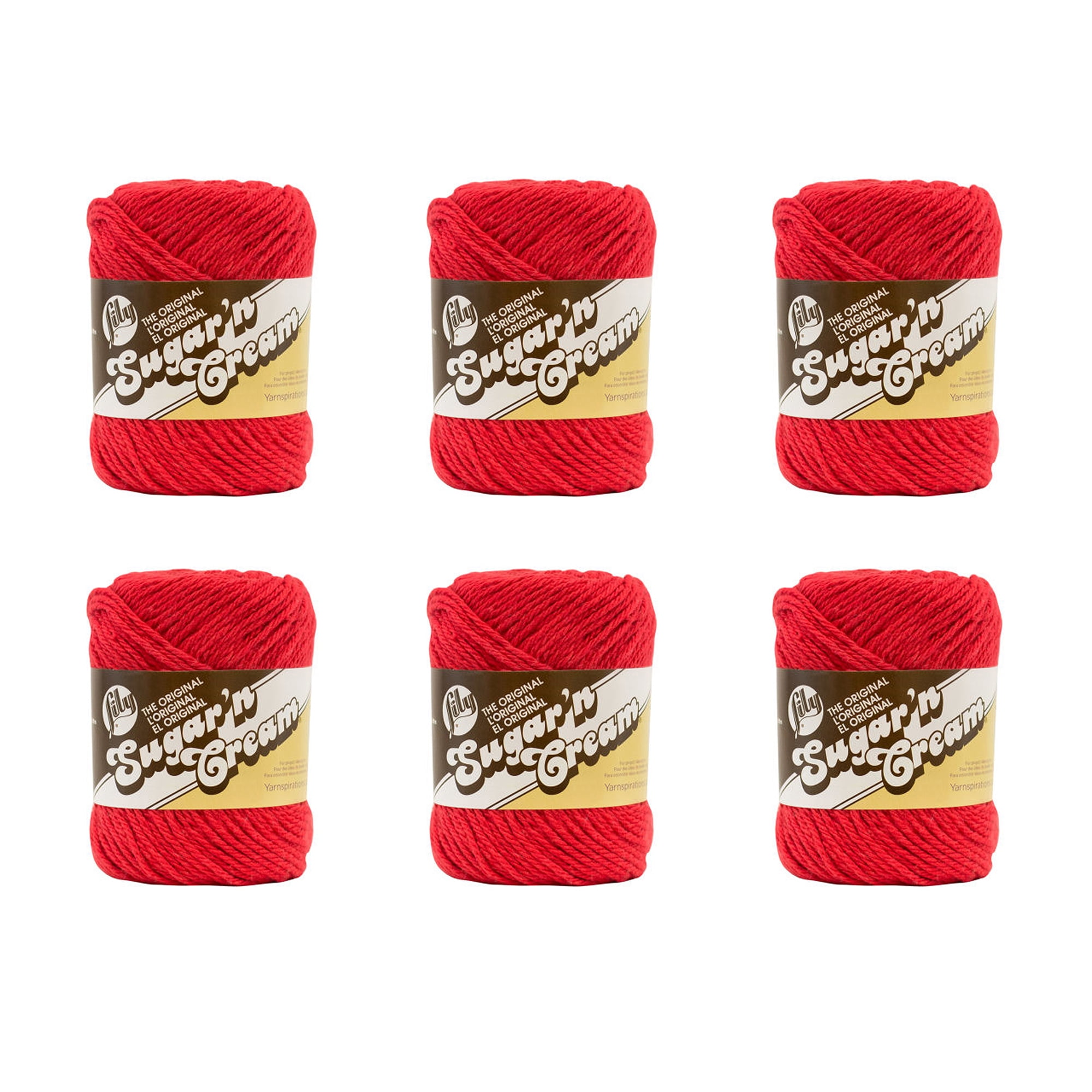 Lion Brand Yarn Ice Cream Yarn, Baby Yarn for Crocheting and Knitting,  1-Pack, Love Potion