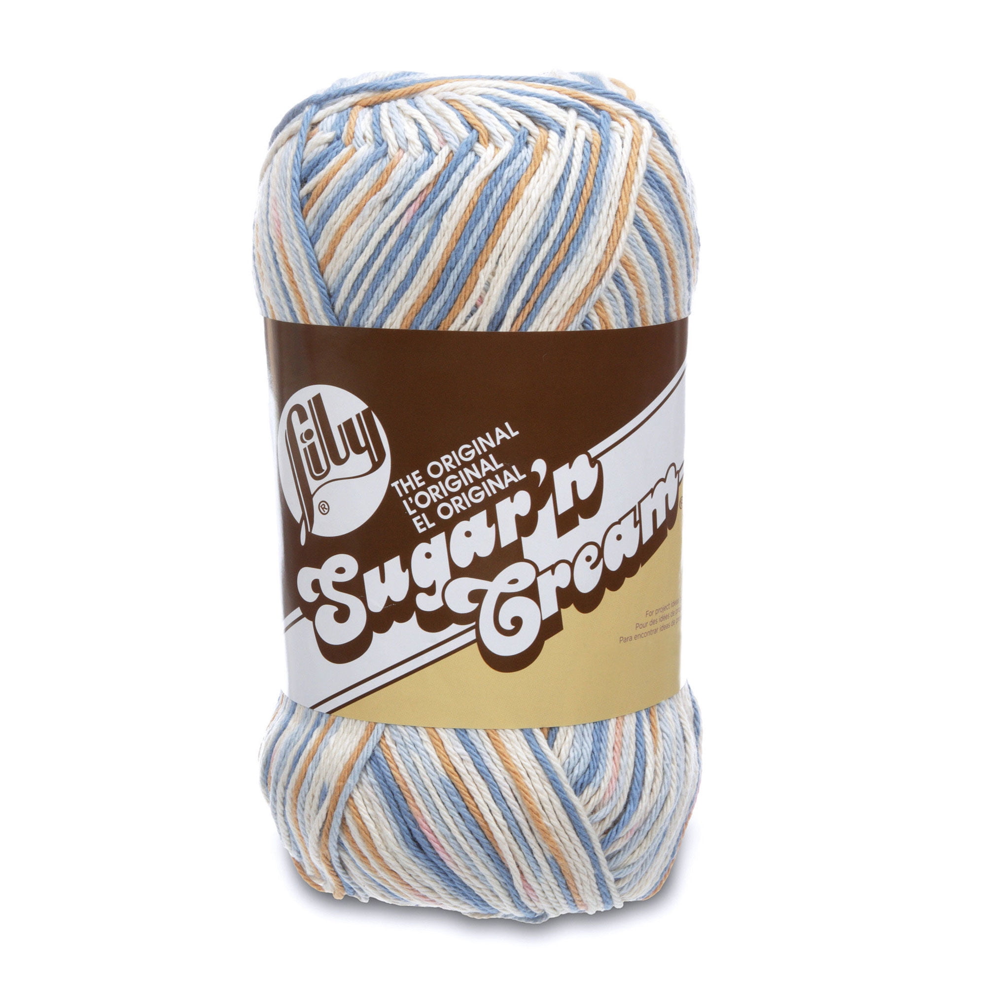 NOTN-SNL-61534 Lily Sugar 'N Cream The Original Ombre Yarn, 2oz, Gauge 4  Medium, 100% Cotton, Fruit Punch - Machine Wash & Dry
