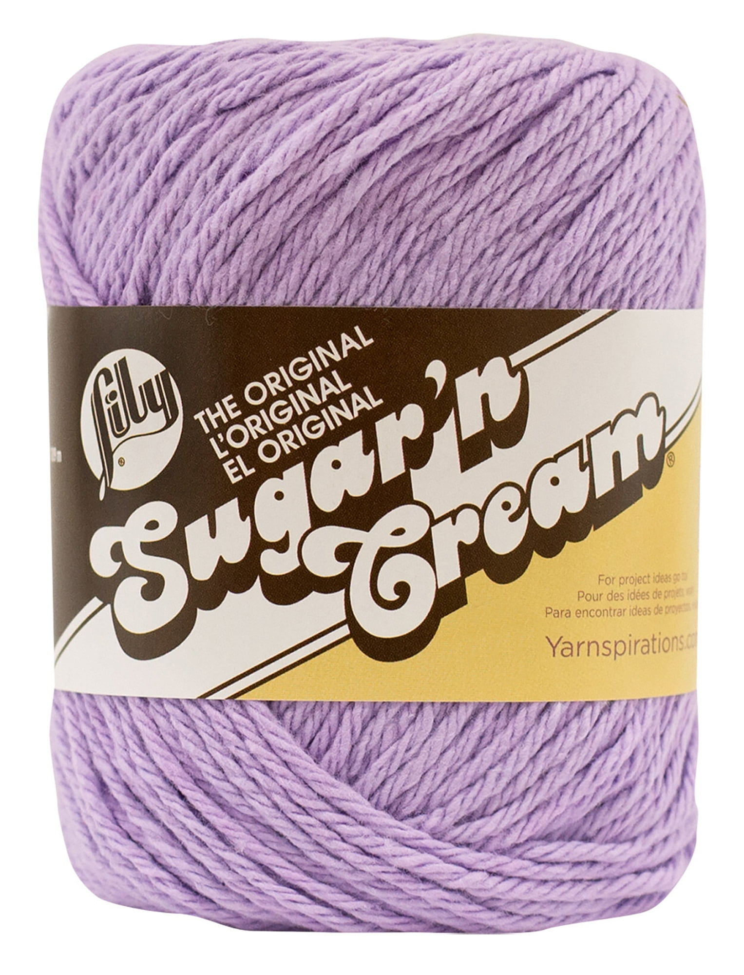 Lily Sugar 'N Cream The Original Solid Yarn, 2.5oz, Medium 4 Gauge, 100%  Cotton - Jute - Machine Wash & Dry