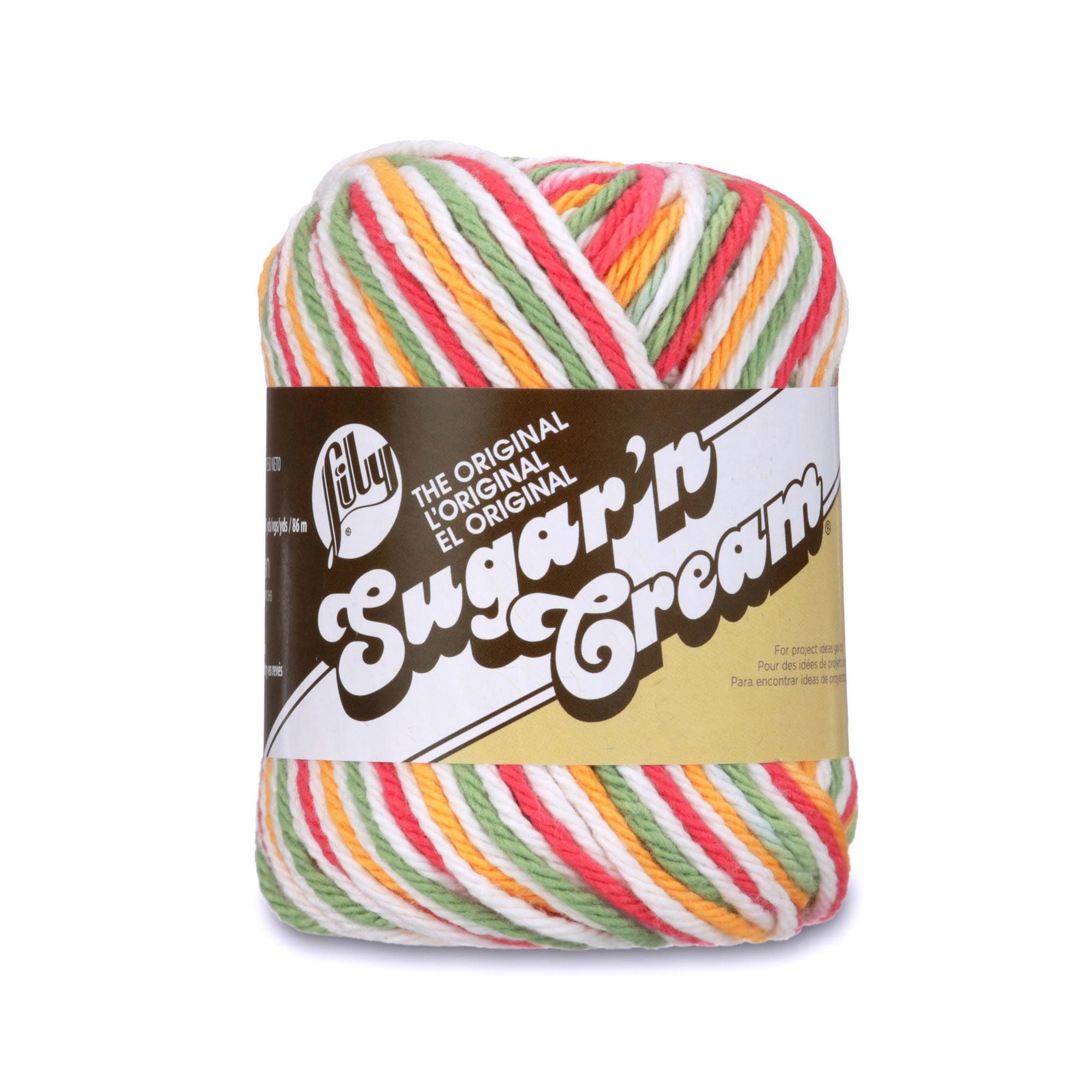 Lily Sugar'n Cream® The Original #4 Medium Cotton Yarn, Meadow 2.5oz/71g,  120 Yards (6 Pack) 