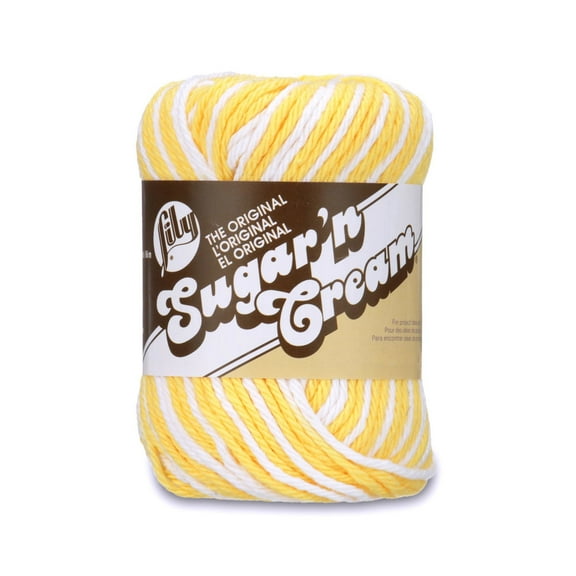 Lily Sugar'n Cream Yarn, 2 Oz, Daisy Ombre