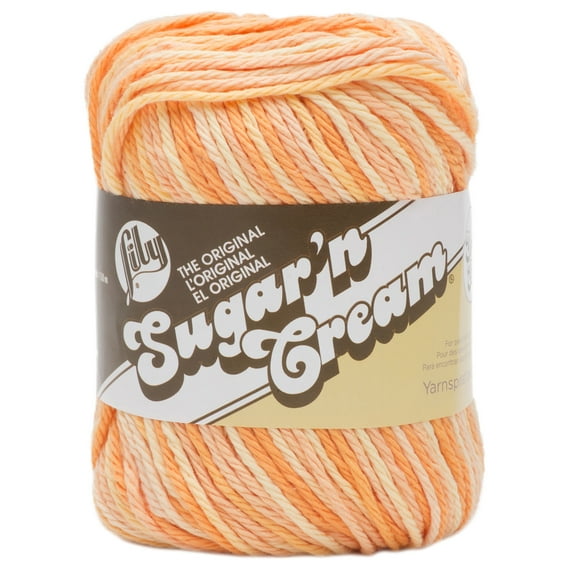 Lily Sugar'n Cream Yarn - Ombres Super Size-Soleil