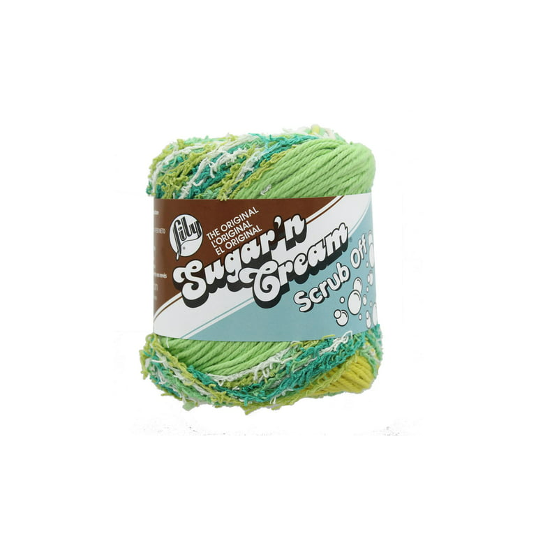 Lily Sugar'n Cream Yarn - Scrub Off-Greens 