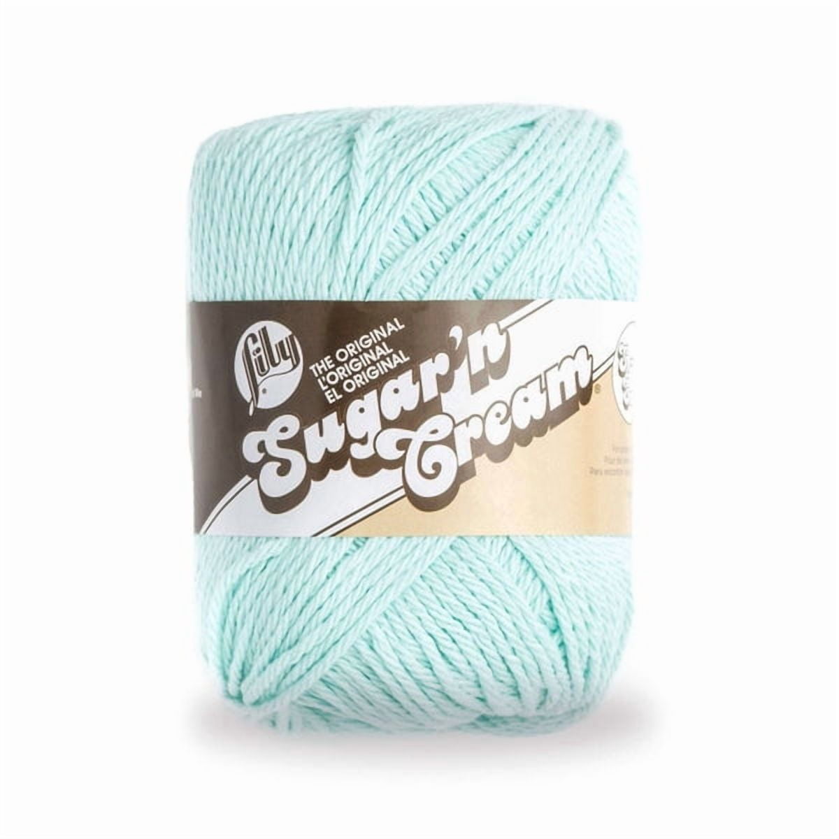 Lily Sugar'n Cream Yarn - Solids Super Size-Beach Glass