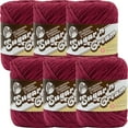 thumbnail image 1 of Lily Sugar'n Cream Yarn - Solids-Wine, Multipack Of 6, 1 of 4