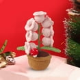 thumbnail image 1 of Lily of The Valley Crochet Flower Pot Night Lights, Artificial Flowers Lamp Decor with Mushroom Home Office Decor Cute Gifts for Women Wife Birthday Xmas Valentine's Day Mother's Day(Pink,5.7x4.1in), 1 of 5