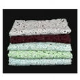 thumbnail image 1 of Lily White Blue Green Pink Burgundy Beaded Corded Embroidery Scalloped Fabric, 1 of 6