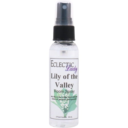 Lily of the Valley Room Spray by Eclectic Lady, 2 Ounces, Fragrant Aromatic Room Mist For Home, Room, Office