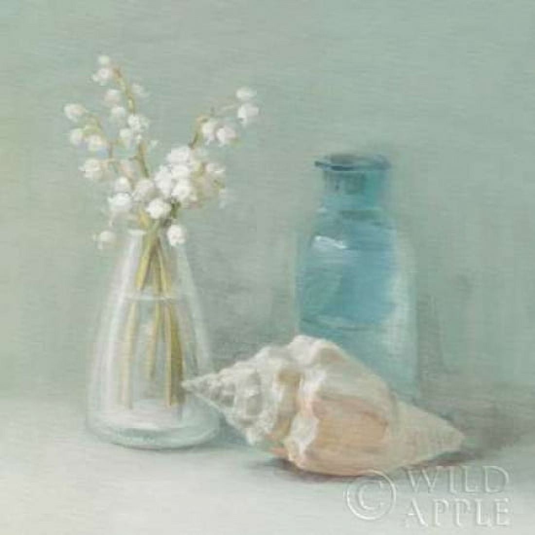 Lily of the Valley Spa Canvas Art - Danhui Nai (24 x 24)