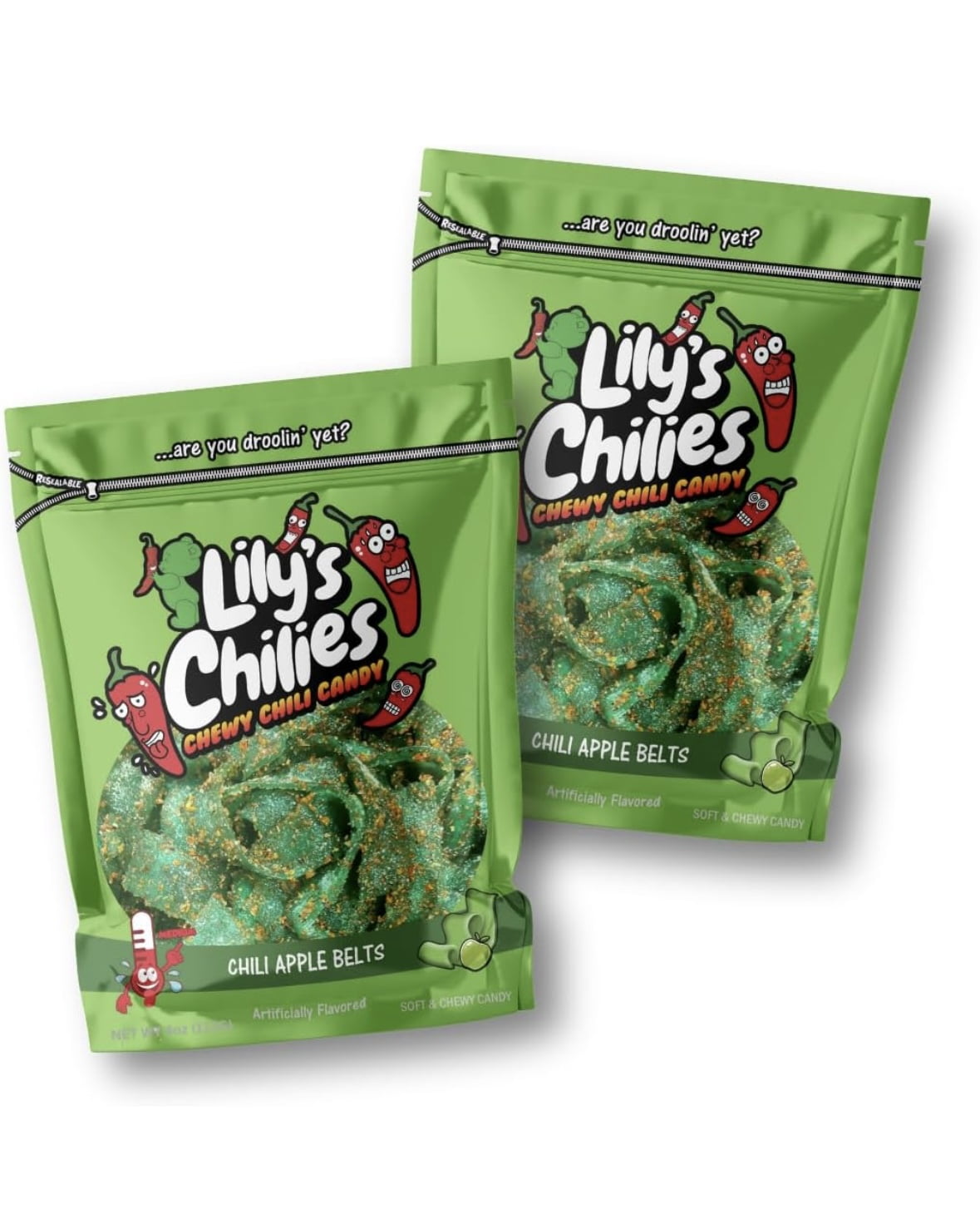 Lily's Chilies, Chamoy Candy, Chili Apple Belts