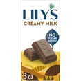 thumbnail image 1 of Lily's Creamy Milk Chocolate Style No Sugar Added Sweets, Bar 3 oz, 1 of 9