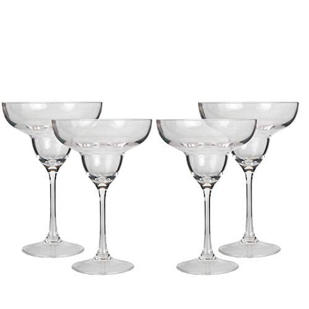 Lily's Home Unbreakable Stemmed Red Wine Glasses, Made of Non Breakable Shatterproof Plastic, Indoor and Outdoor Drinkware, Reusable and