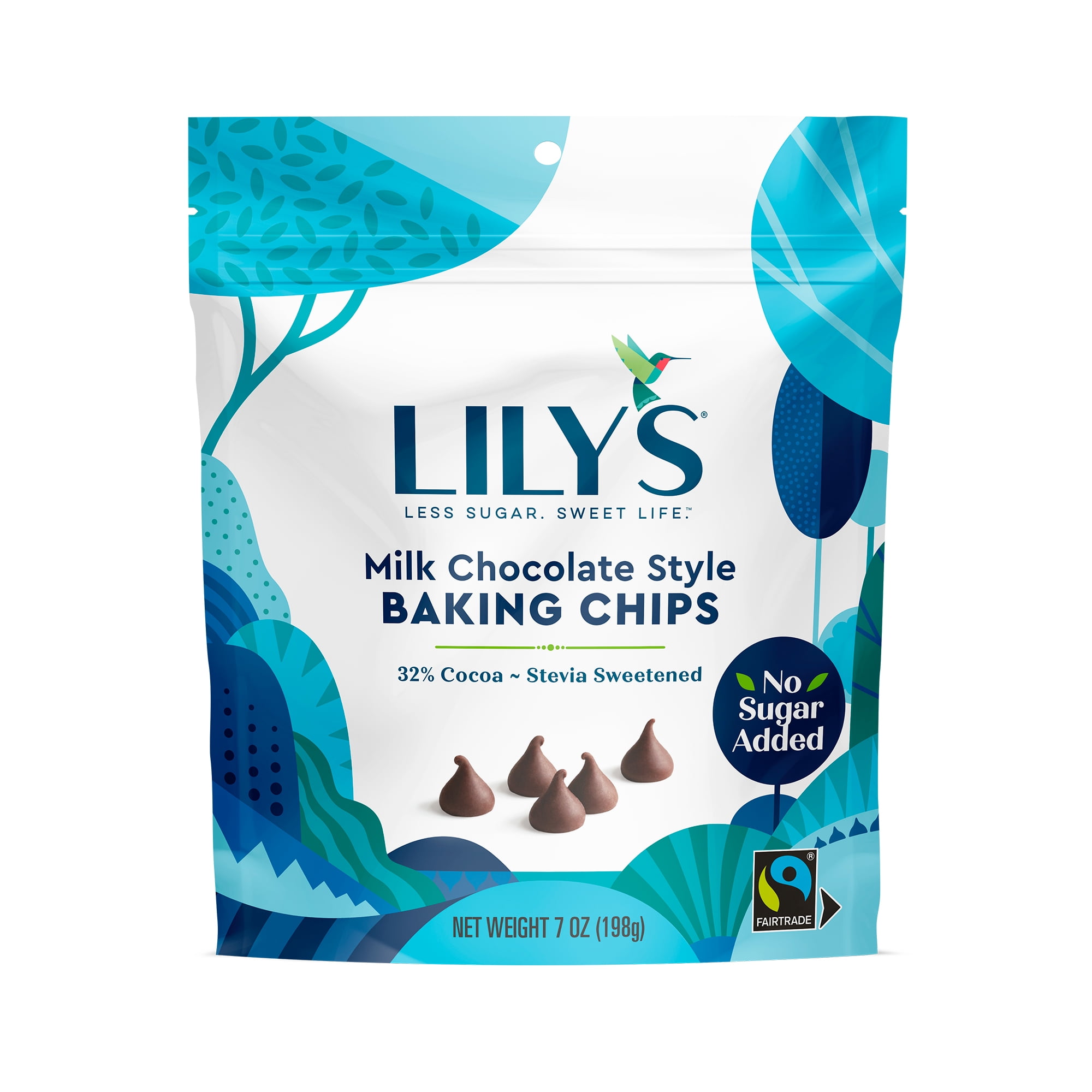 LILY'S SWEETS Lily's Milk Chocolate Style Baking Chips, 7 oz