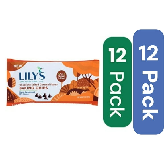 Lily's Sweets Salted Caramel Baking Chips 9 oz (Pack Of 12)