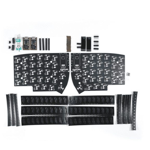  Lily58 RGB MX Pcb Kit Split Keyboard PCB Kit Customized Wired or Wireless DIY Lily58 Split Keyboards Accessories Un-soldered