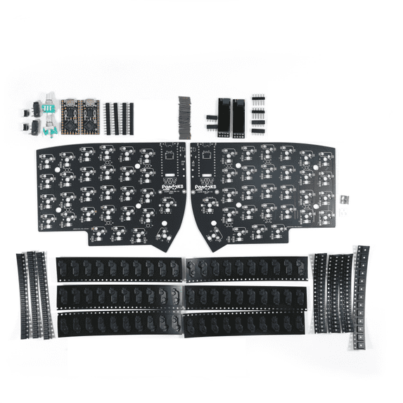 Unbranded Lily58 RGB MX Split Keyboard PCB Kit for Custom Mechanical Keyboards