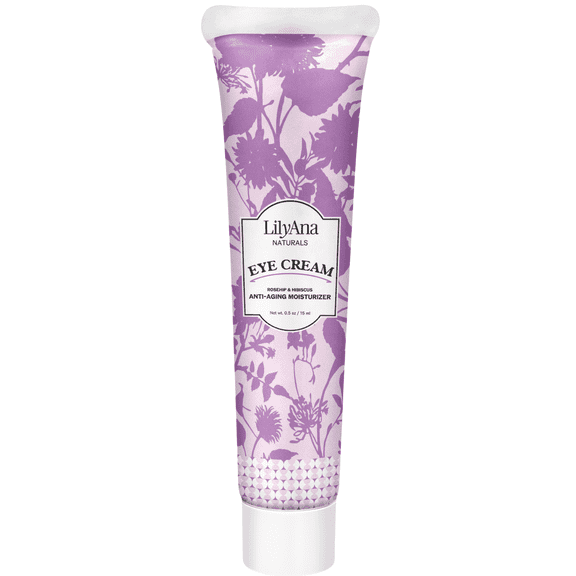 LilyAna Naturals Anti Aging Under Eye Cream for Dark Circles and Puffiness, 100% Vegan, Paraben and Sulfate Free, 1.0oz