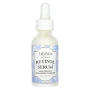 LilyAna Naturals High Potency Hyaluronic Complex Retinol Serum for Face, 100% Vegan, Cruelty-Free, Paraben and Sulphate Free, 1oz