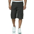 thumbnail image 1 of LilyLLL Mens Straight Leg Pockets Combat Cargo Pants Knee Length Shorts, 1 of 5