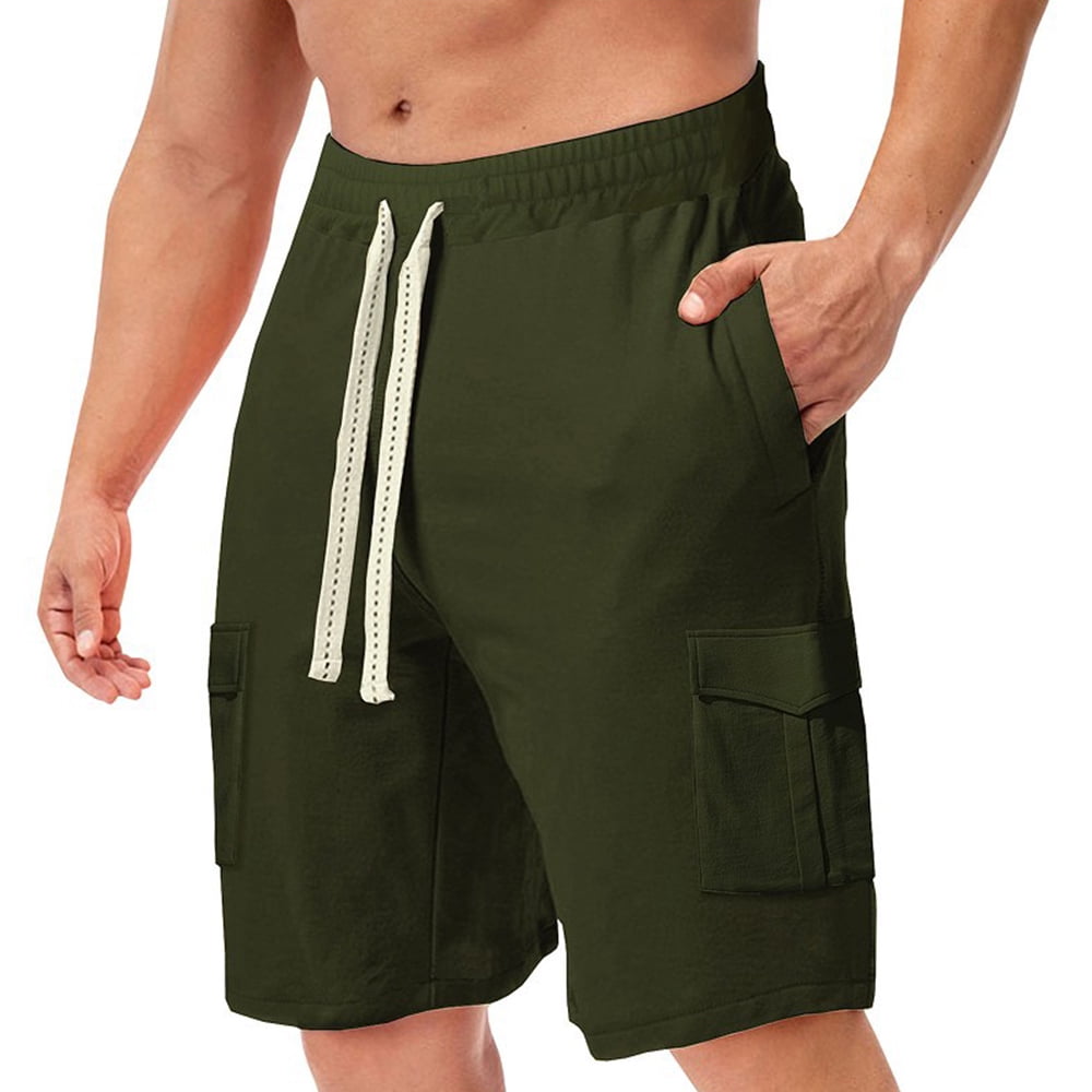CARGO POCKET SHORTS WITH DRAWSTRING