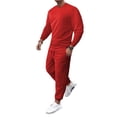 thumbnail image 1 of LilyLLL Mens Winter Warm Tracksuit Set Sweatshirt Jogger Pants Two Pieces Activewear Outfit, 1 of 2