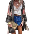 thumbnail image 1 of LilyLLL Plus Size M-5XL Womens Boho Floral Kimono Cover Up Open Front Cardigan Tops, 1 of 2