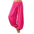 thumbnail image 1 of LilyLLL Plus Size Womens High Waist Yoga Pants Aladdin Hippie Wide Leg Harem Palazzo, 1 of 2