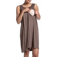thumbnail image 1 of LilyLLL Pregnant Womens Sleeveless Maternity Breastfeeding Nursing Loose Tank Dress, 1 of 4